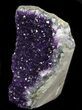 Dark Purple Amethyst Cut Base Cluster - Uruguay #36642-1